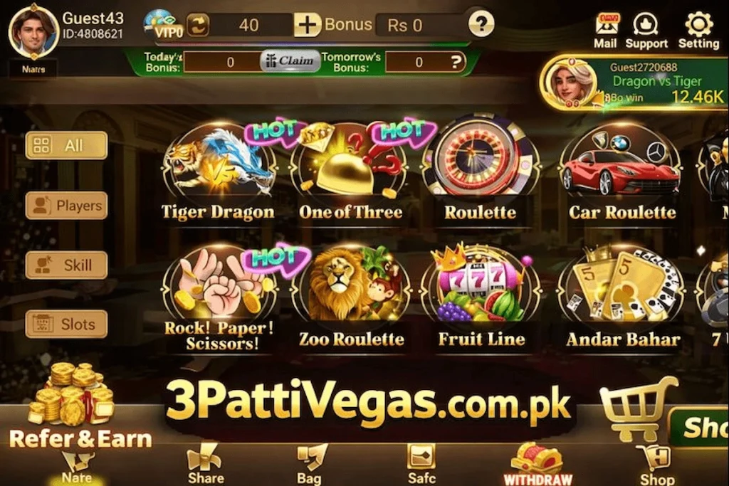 3 patti vegas games